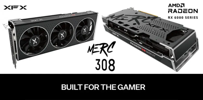 XFX Speedster MERC 308 AMD Radeon RX 6650 XT Black Gaming Ekran Kartı