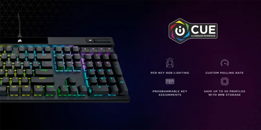Corsair K70 RGB Pro CH-9109410-TR Mekanik Kablolu Gaming Klavye