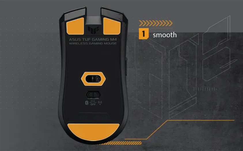 ASUS TUF Gaming M4 Wireless Kablosuz Gaming Mouse