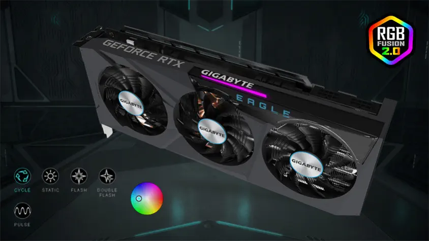 Gigabyte GeForce RTX 3070 Ti Eagle OC 8G Gaming Ekran Kartı