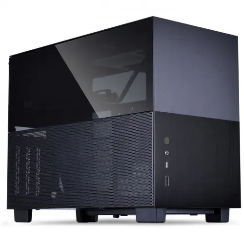 Lian Li Q58X4 Mesh Siyah Mini-Tower Mini-ITX Gaming (Oyuncu) Kasa (G99.Q58X4.00)