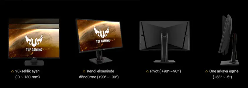 Asus TUF Gaming VG27AQZ 27″ IPS WQHD Gaming Monitör