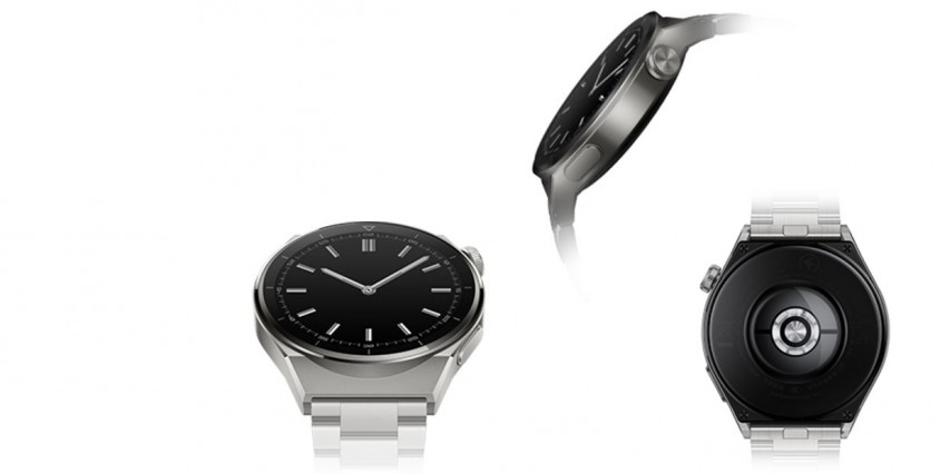 Huawei Watch GT3 Pro 46mm Titanyum Kasa Siyah Kauçuk Kayış