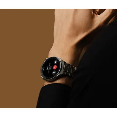 Huawei Watch GT3 Pro 46mm Titanyum Kasa Siyah Kauçuk Kayış