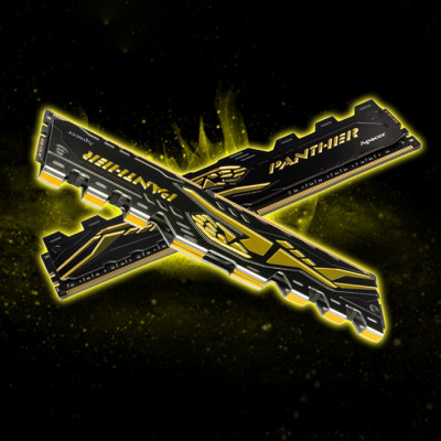 Apacer Panther Black-Gold 32GB DDR4 3200MHz Gaming Ram