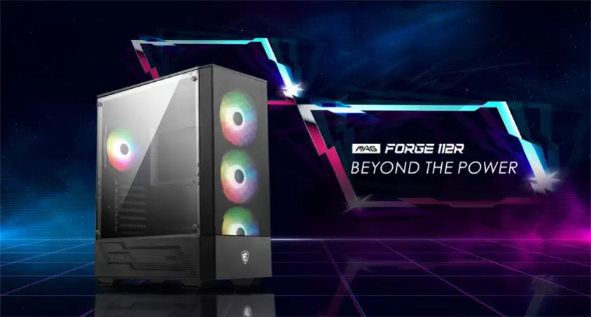 MSI MAG Forge 112R ATX Mid-Tower Gaming Kasa