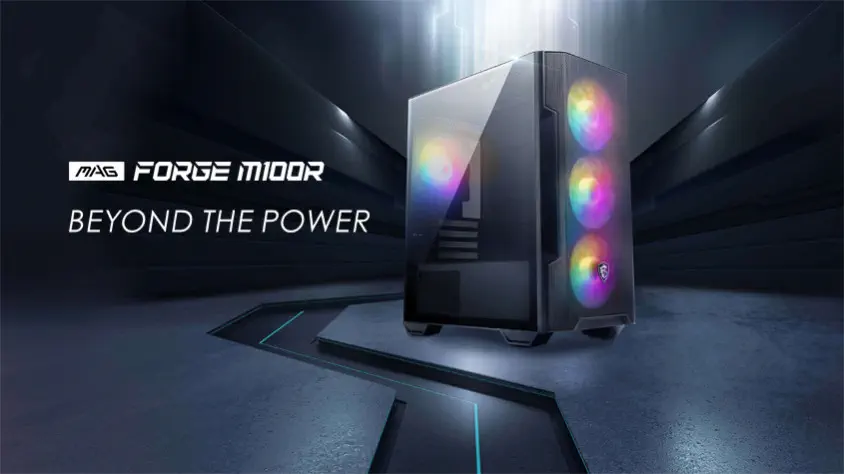 MSI MAG Forge M100R Micro-ATX Tower Gaming Kasa