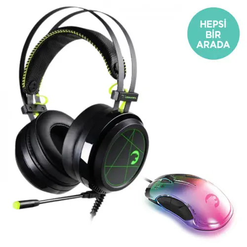 Gamepower Medusa Kulaklık + GamePower Translucent Mouse Bundle