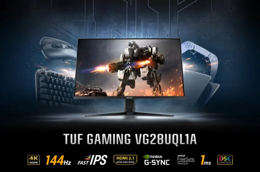 ASUS TUF Gaming VG28UQL1A 28″ IPS 4K UHD Gaming Monitör