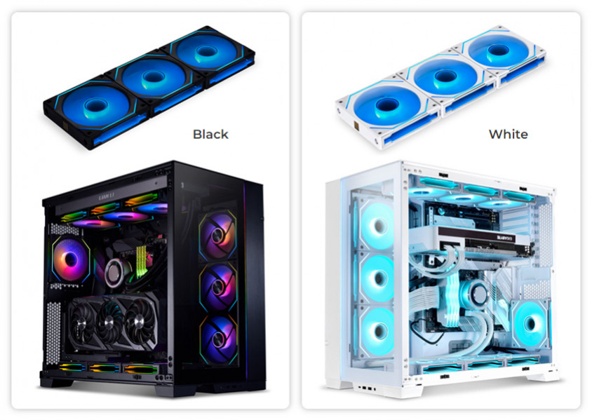 Lian Li UNI Fan SL-INF 120 RGB 3x120mm Siyah Kasa Fanı (G99.12SLIN3B.00)