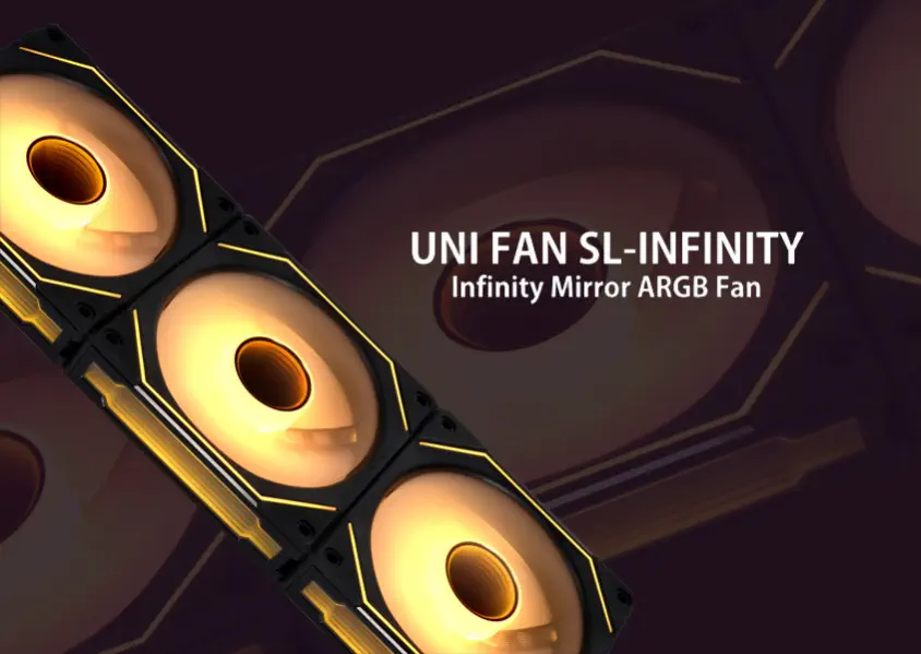 Lian Li UNI Fan SL Infinity Siyah 1x140mm RGB PMW Kasa Fanı (G99.14SLIN1B.00)