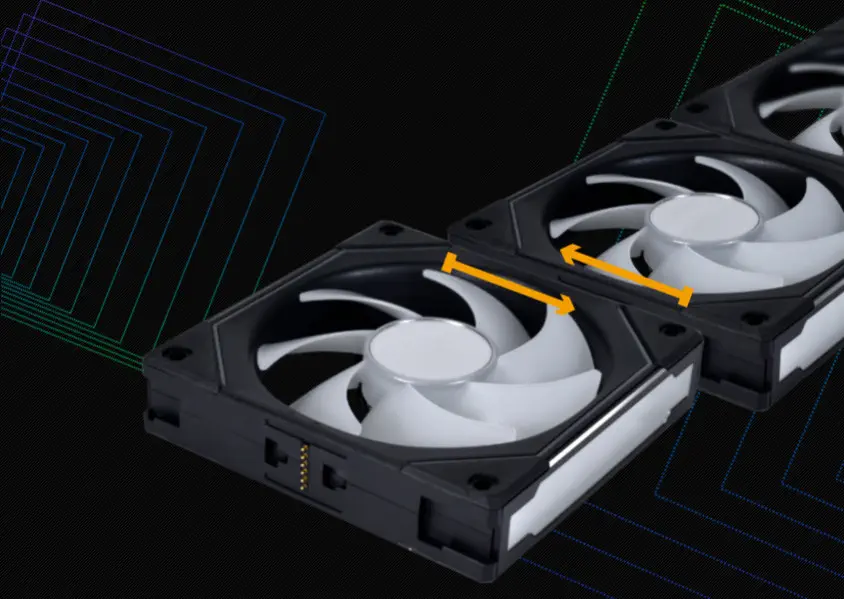Lian Li UNI Fan SL Infinity Siyah 1x140mm RGB PMW Kasa Fanı (G99.14SLIN1B.00)