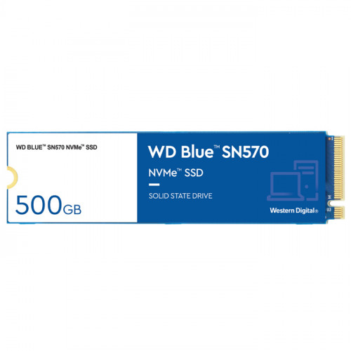 WD Blue SN570 WDS500G3B0C 500GB PCIe NVMe M.2 SSD Disk
