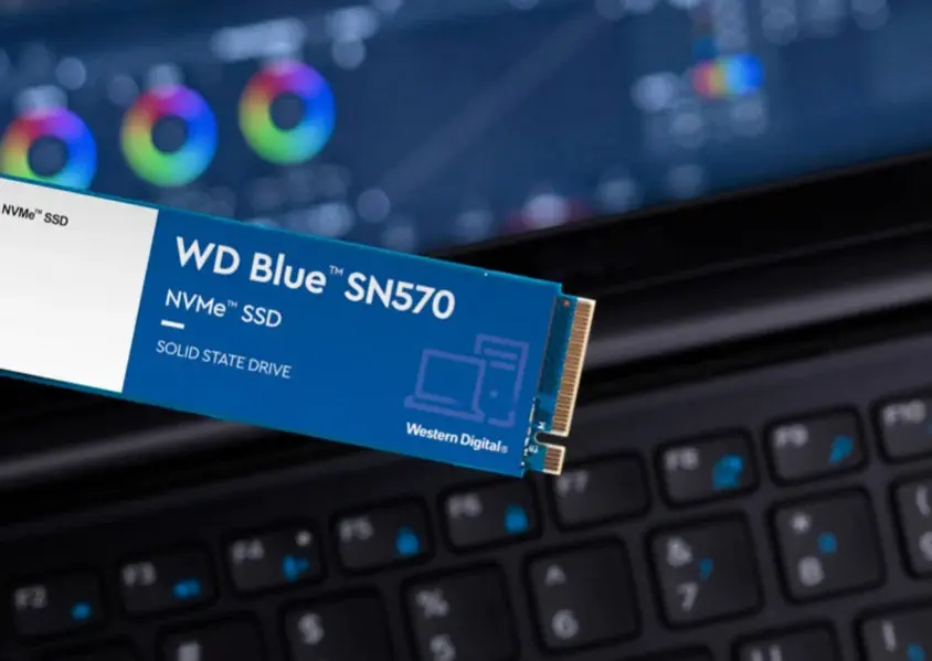 WD Blue SN570 WDS100T3B0C 1TB PCIe NVMe M.2 SSD Disk