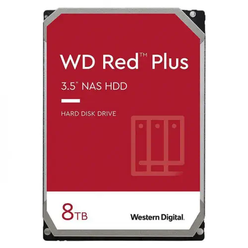 WD Red Plus WD80EFZZ 8TB 3.5″ SATA 3 NAS Harddisk