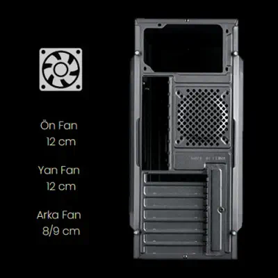 Vento VS116F 400W ATX Mid-Tower Kasa