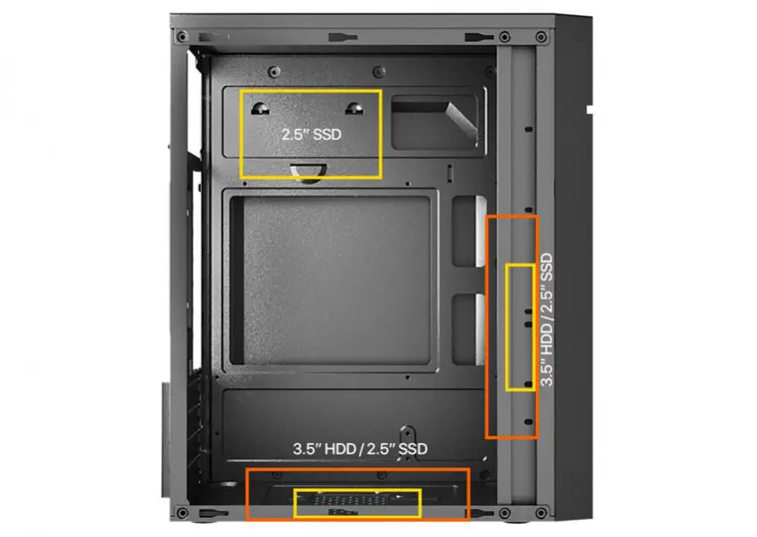 Frisby FC-2715B 300W mATX Mini-Tower Kasa