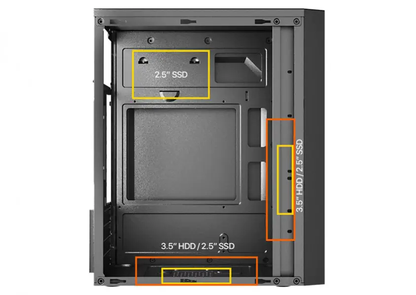 Frisby FC-2710B 300W mATX Mini-Tower Kasa