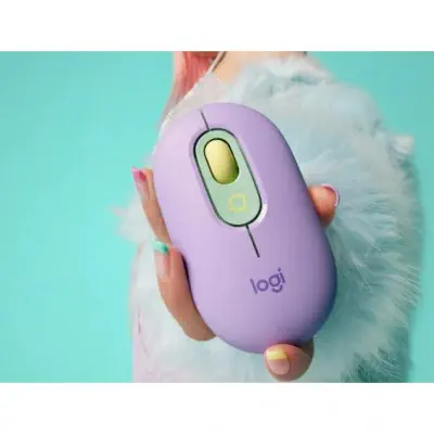 Logitech POP Emoji Tuşlu Optik Cosmos&Lavender Kablosuz Mouse