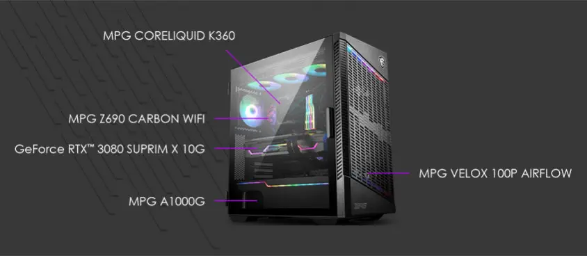 MSI MPG A1000G 1000W Full Modüler Power Supply