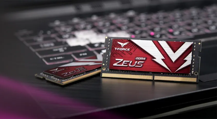 Team T-Force Zeus TTZD48G3200HC16F-S01 8GB DDR4 3200MHz Notebook Ram