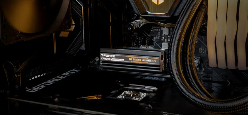 Team T-Force CARDEA Z440 TUF Gaming Alliance 1TB PCIe NVMe M.2 SSD Disk