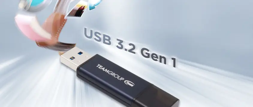 Team C211 64GB USB 3.2 Gen 1 Flash Bellek