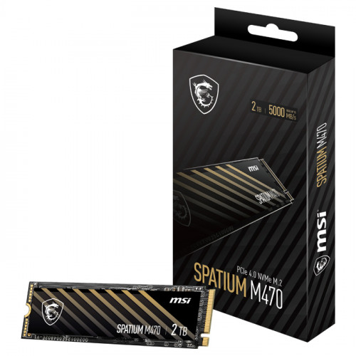 MSI Spatium M470 2TB PCIe NVMe M.2 SSD Disk