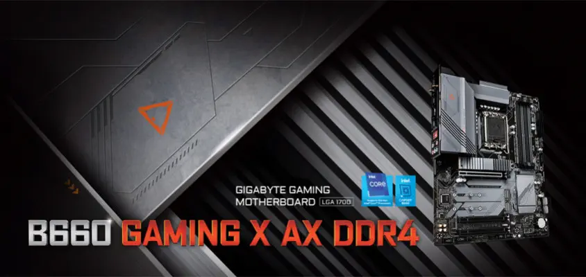 Gigabyte B660 Gaming X AX DDR4 Gaming Anakart