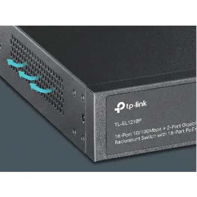 TP-Link  TL-SL1218P Yönetilemez Switch