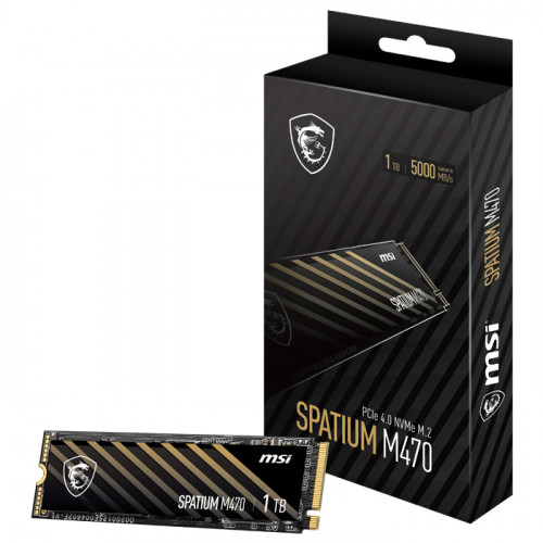 MSI Spatium M470 1TB PCIe NVMe M.2 SSD Disk