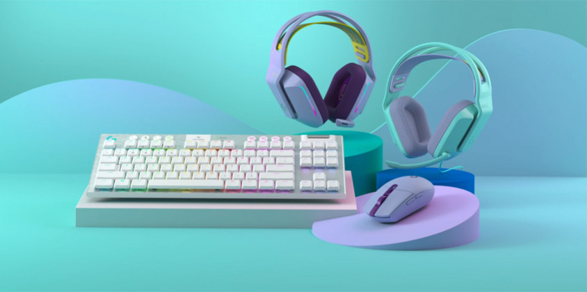 Logitech G733 Lilac 981-000890 Kablosuz Gaming Kulaklık