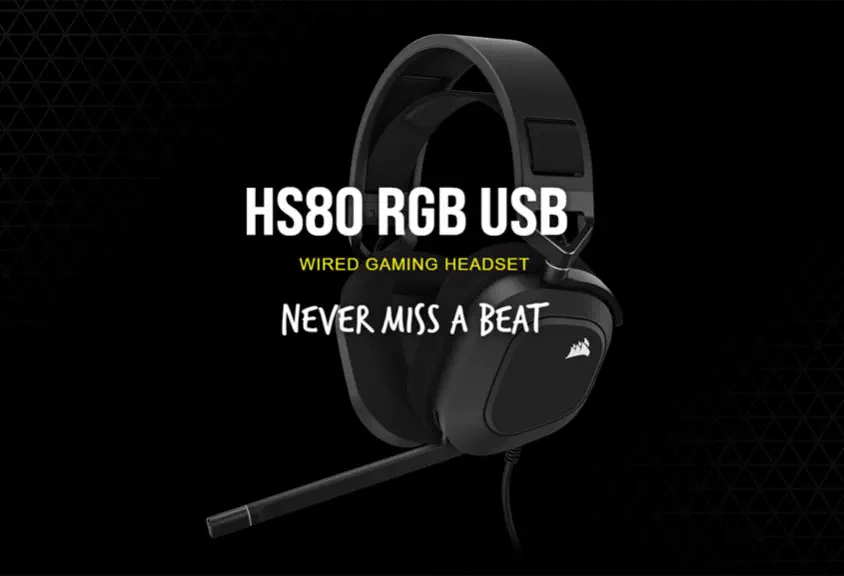 Corsair HS80 RGB USB CA-9011237-EU Kablolu Gaming Kulaklık