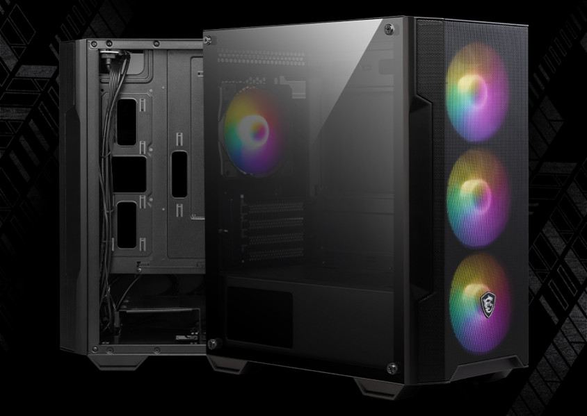 MSI MAG Forge M100A Micro-ATX Tower Gaming Kasa