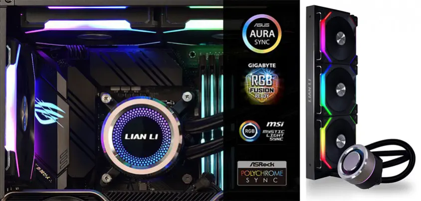 Lian Li Galahad AIO UNI Fan SL Edition 360mm Siyah RGB İşlemci Sıvı Soğutucu (G89.GA360SLB.01)