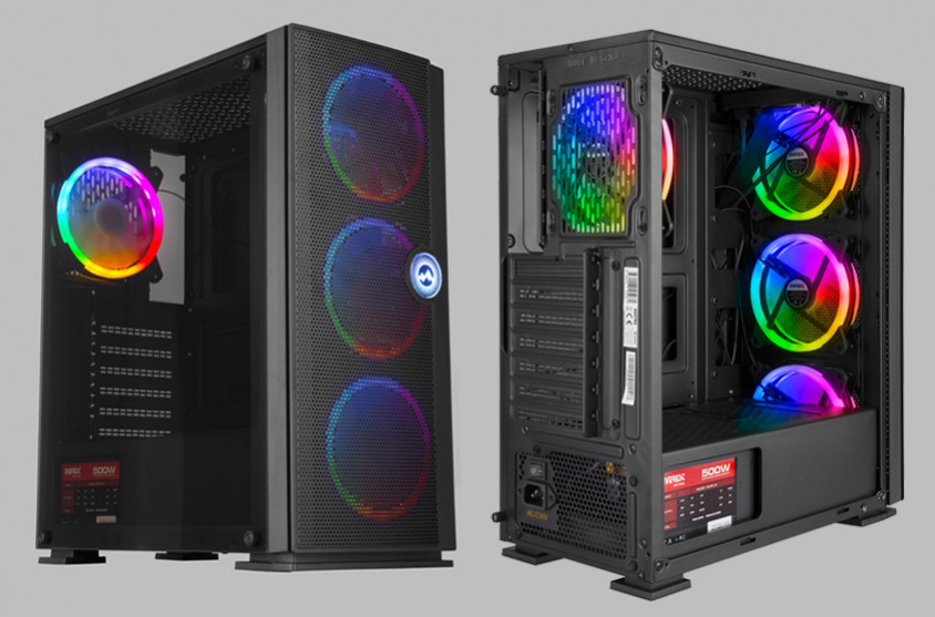 Everest Kastra 500W E-ATX Mid-Tower Gaming Kasa