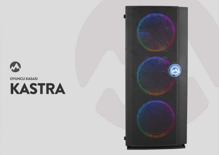 Everest Kastra 500W E-ATX Mid-Tower Gaming Kasa