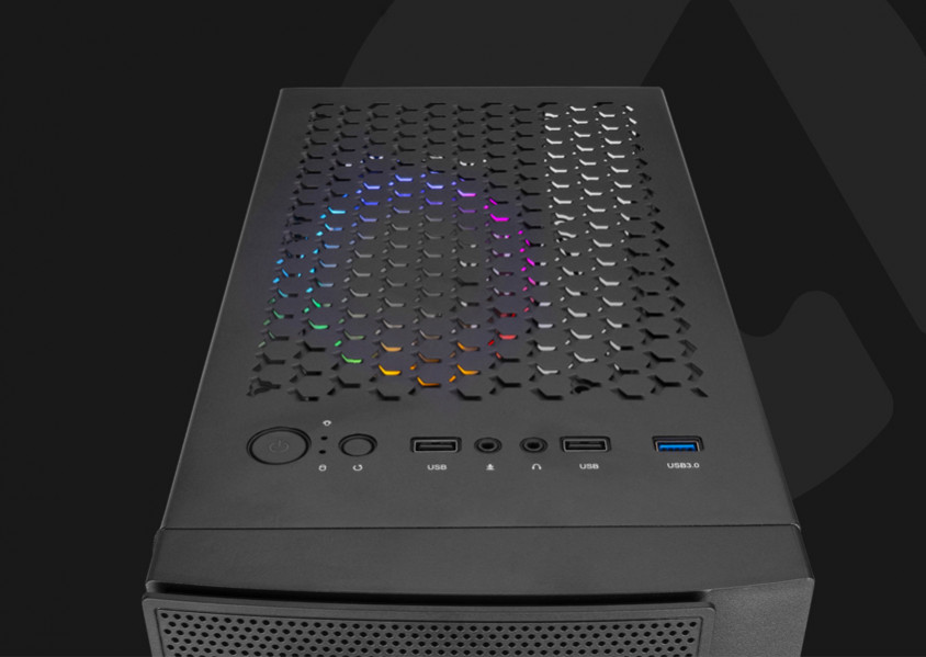 Everest Kastra 500W E-ATX Mid-Tower Gaming Kasa