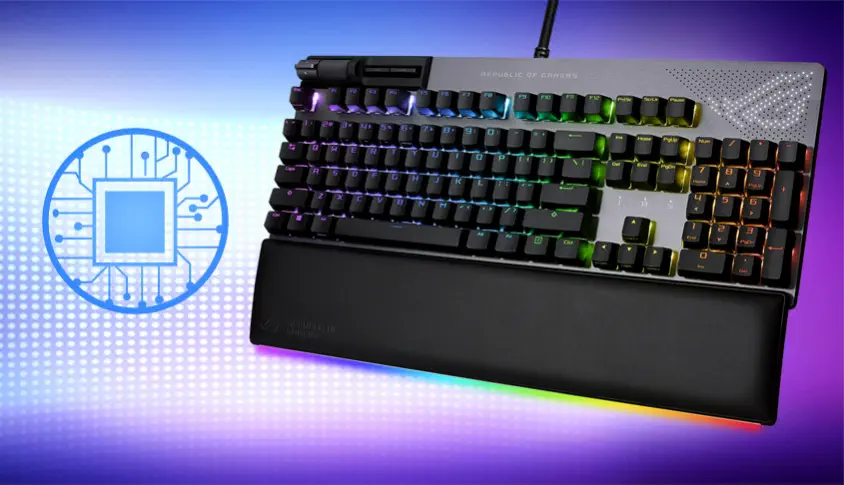 ASUS ROG Strix Flare II Animate Mekanik Kablolu Gaming Klavye