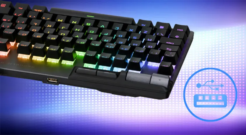 ASUS ROG Strix Flare II Animate Mekanik Kablolu Gaming Klavye