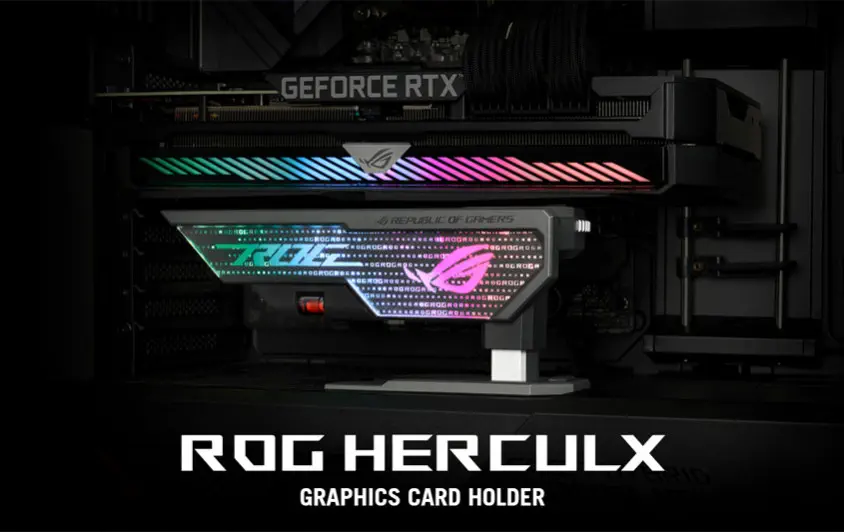 Asus ROG Herculx XH01 RGB Ekran Kartı Tutucu (90DA0020-B09000)