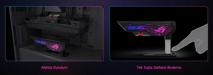 ASUS ROG Herculx XH01 RGB Ekran Kartı Tutucu (90DA0020-B09000)