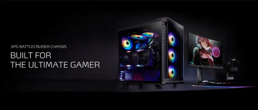 XPG InvaderX Mini Siyah 650W Kasa