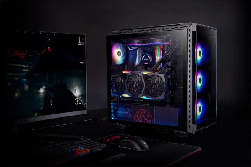 XPG InvaderX Mini Siyah 650W Kasa