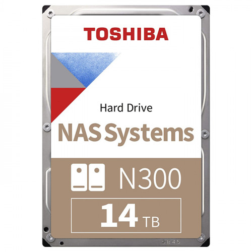 Toshiba N300 HDWG31EUZSVA 14TB SATA 3 NAS Harddisk