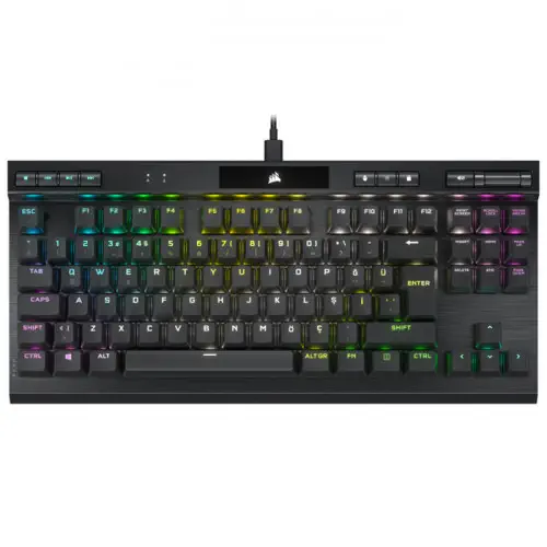 Corsair K70 RGB TKL CH-911901A-TR Optik Mekanik Kablolu Gaming Klavye