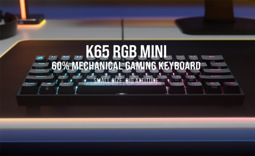 Corsair K65 RGB Mini CH-9194010-TR Mekanik Kablolu Gaming Klavye