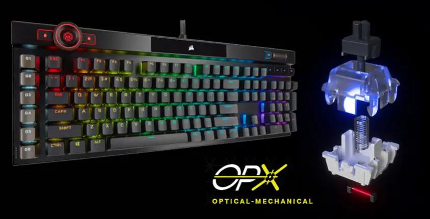 Corsair K100 RGB CH-912A01A-TR Optik Mekanik Kablolu Gaming Klavye