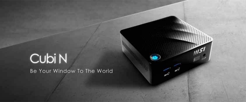 MSI Cubi N JSL-042EU Siyah Mini PC