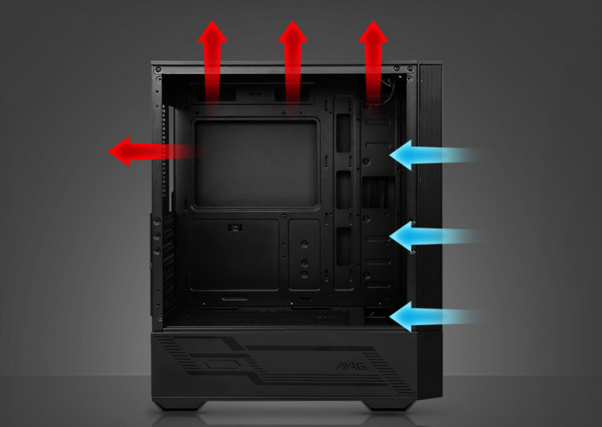 MSI MAG Forge 112R ATX Mid-Tower Gaming Kasa
